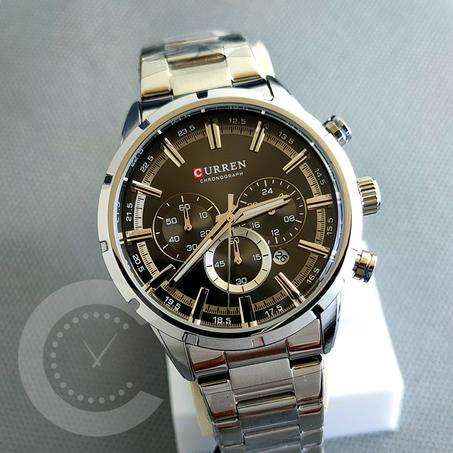 ORIGINAL Curren Montre À Quartz Pour Hommes Acier Inoxydable -40%