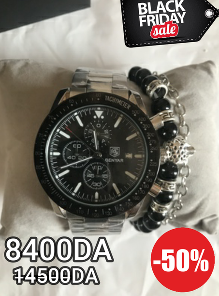 ORIGINAL BENYAR montres pour homme + BRACELET N84