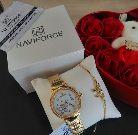ORIGINAL NAVIFORCE montres pour femmes avec Coffre Cadeaux + bracelet