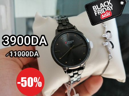 ORIGINAL Curren Montre Femme NOIR 9019