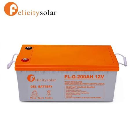 Gel Cycle profond Batterie Solaire Felicity