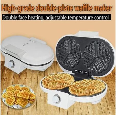 Machines à gaufres et couque Sandwich Machine Haut de Gamme Multi-Fonctions en Acier Inoxydable Waffle des ménages Machine Gaufrier