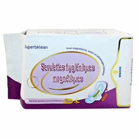 Serviette Hygiénique Magnétique Violette de Longrich