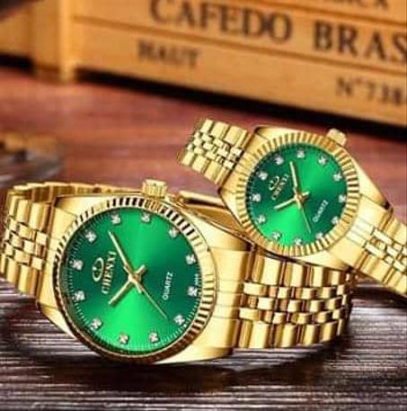 CHENXI Couple montre hommes femmes Top marque de luxe or montres mode étanche en acier inoxydable horloge Reloj Mujer Reloj Hombre