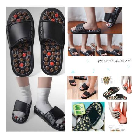 Sandales de massage des pieds, réflexologie plantaire & acupression