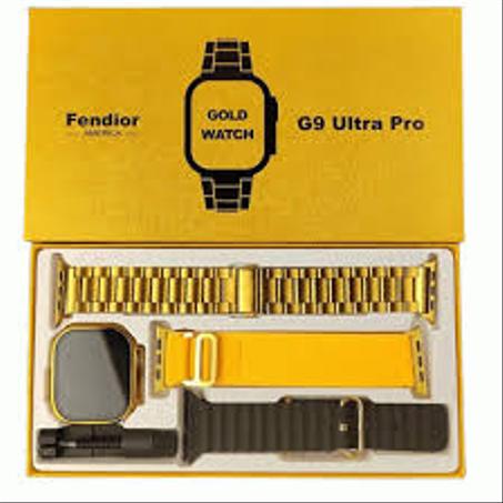 Smart Watch G9 Ultra Pro Intelligente Gold - Bluetooth Call Fitness