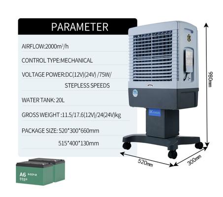 Humidificateur Refroidisseur Rechargeable - 20L