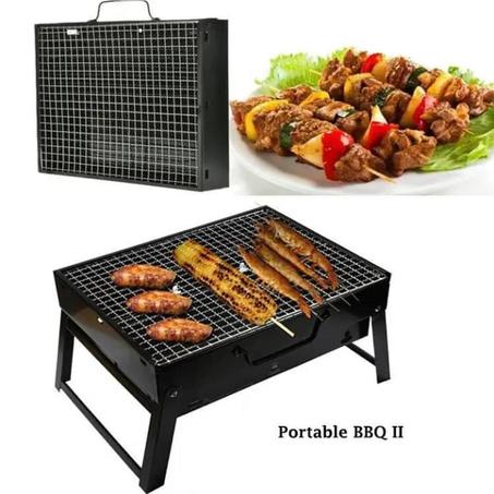 Petit réchaud pliable pour barbecue au charbon de bois, camping, pique-nique
