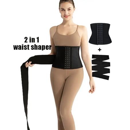 Atbuty-Corset en Latex pour Femme, Vêtement Amincissant, Torse Court en Acier, Sophia, Marijuana, 9 Pouces 2 In 1