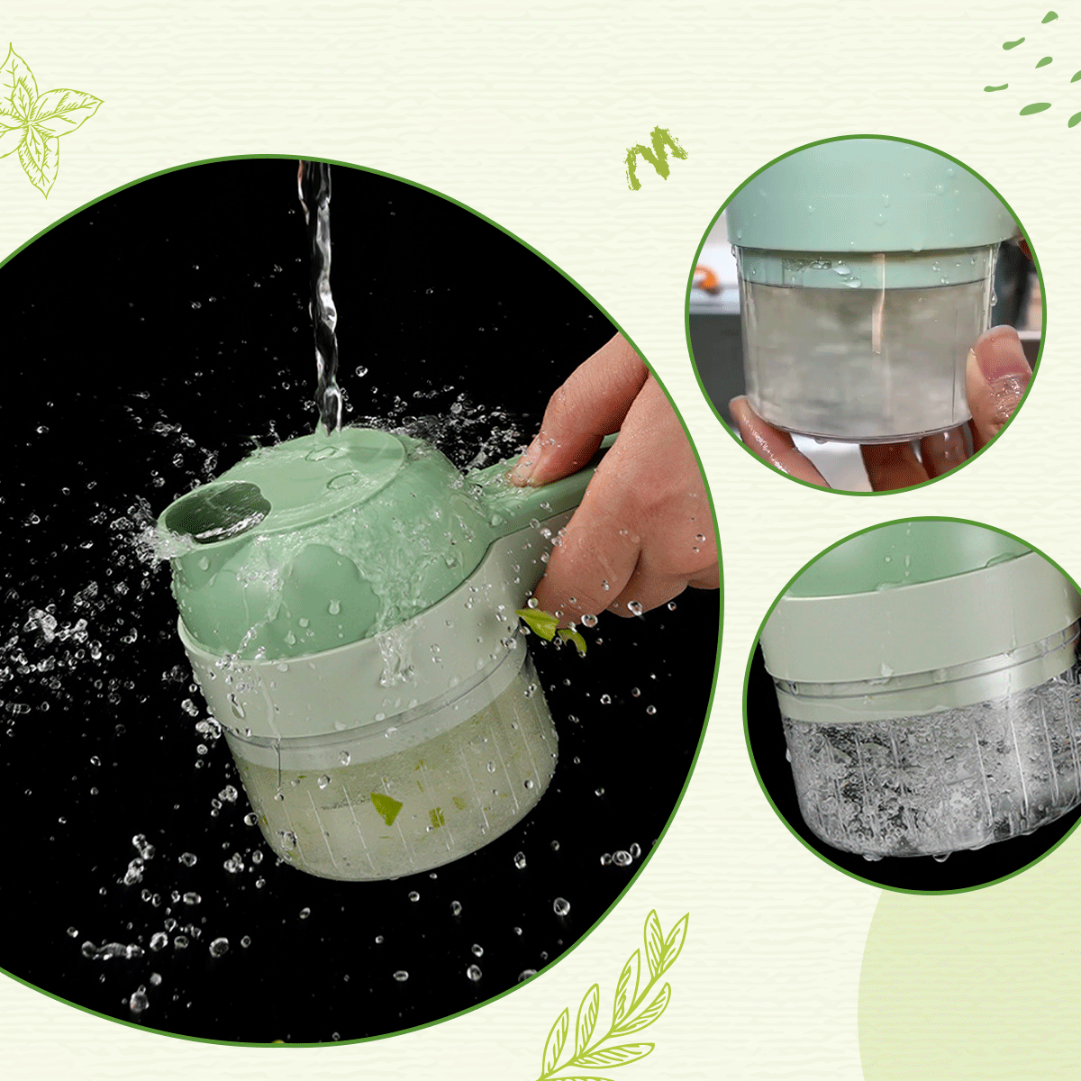 مفرمة الطعام الكهربائية الصغيرة Electric Handheld