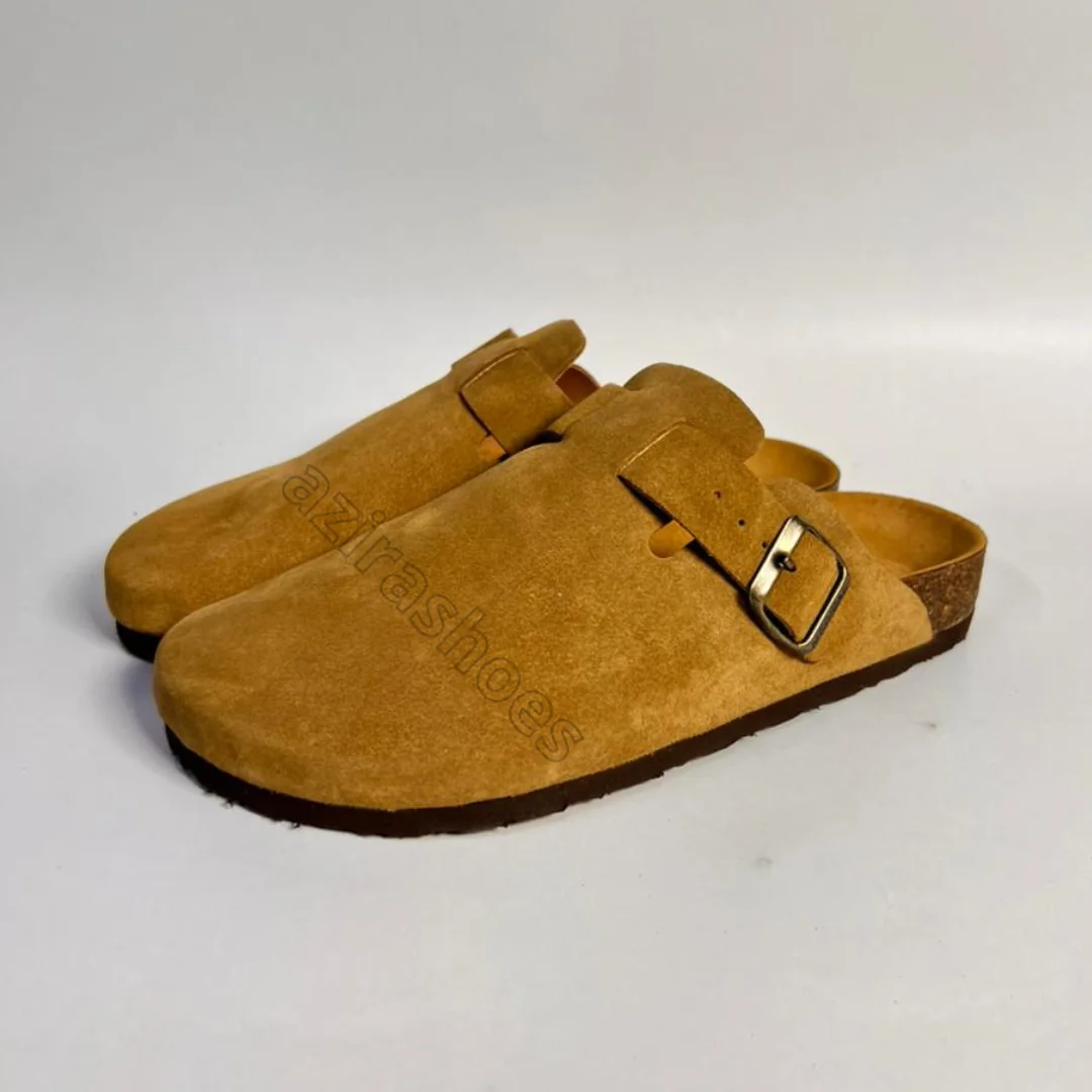 sabot mules daim khezi