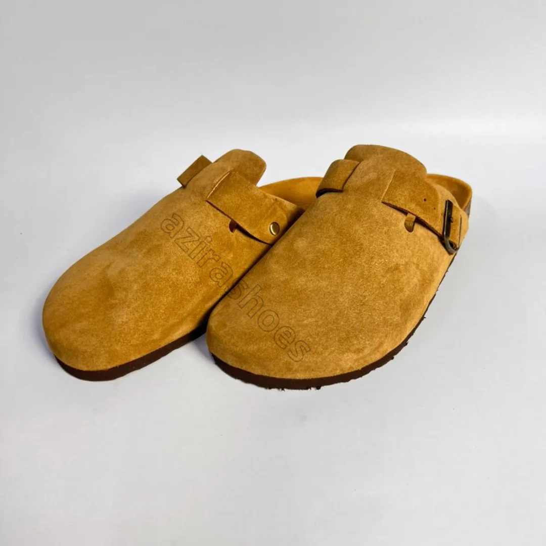 sabot mules daim khezi