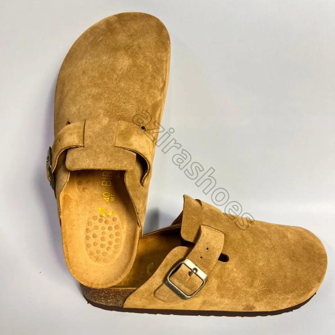 sabot mules daim khezi