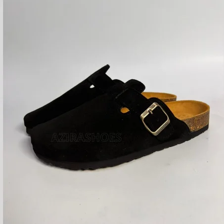 Sabot mules daim noir