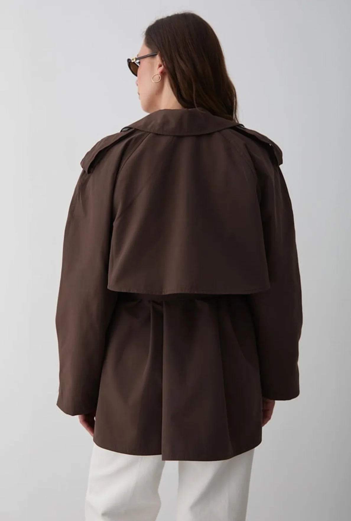 Brown Belted Trench