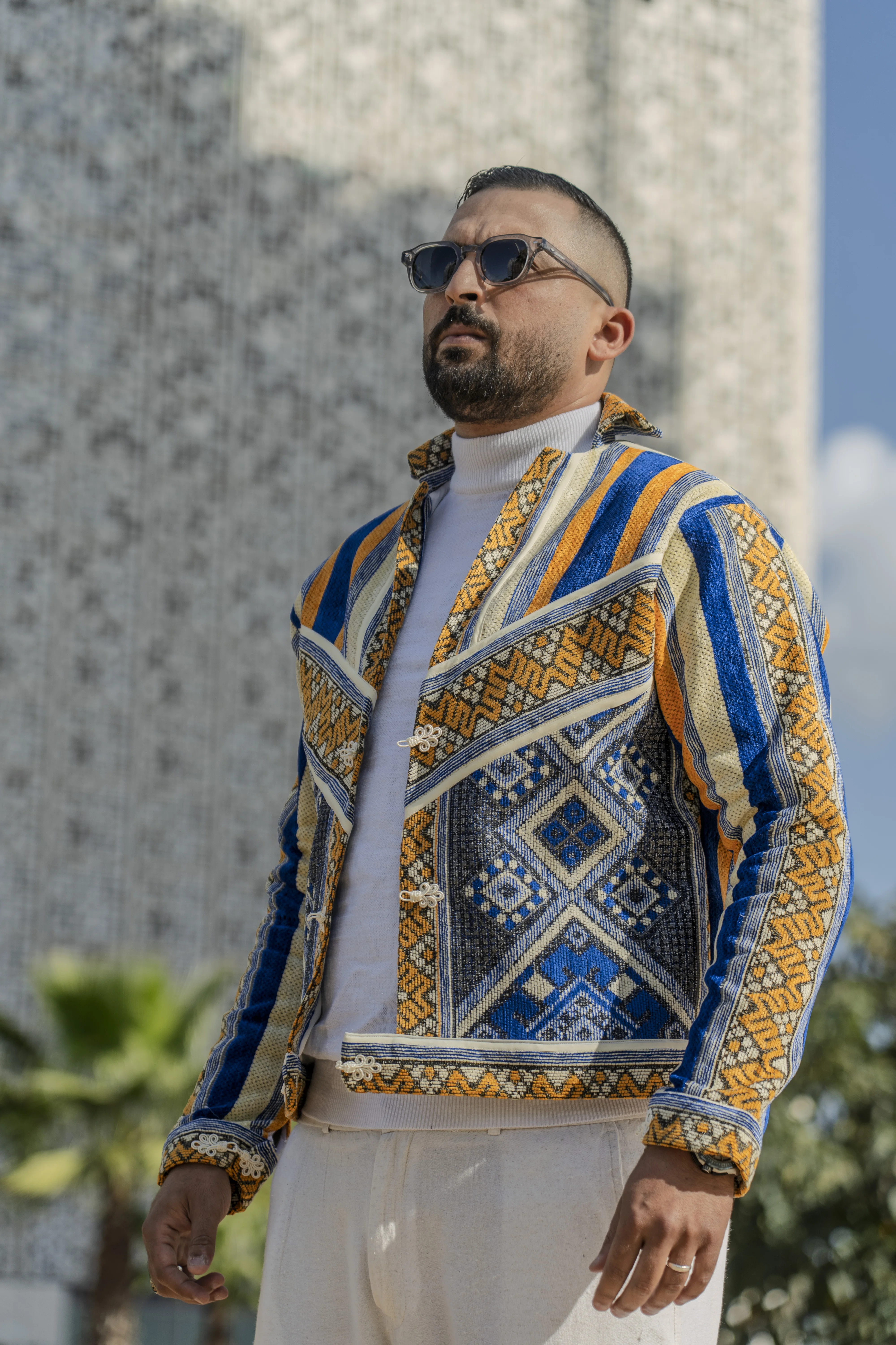 💎 Veste Kaïdoval – Bleu Majorelle (Édition Limitée)