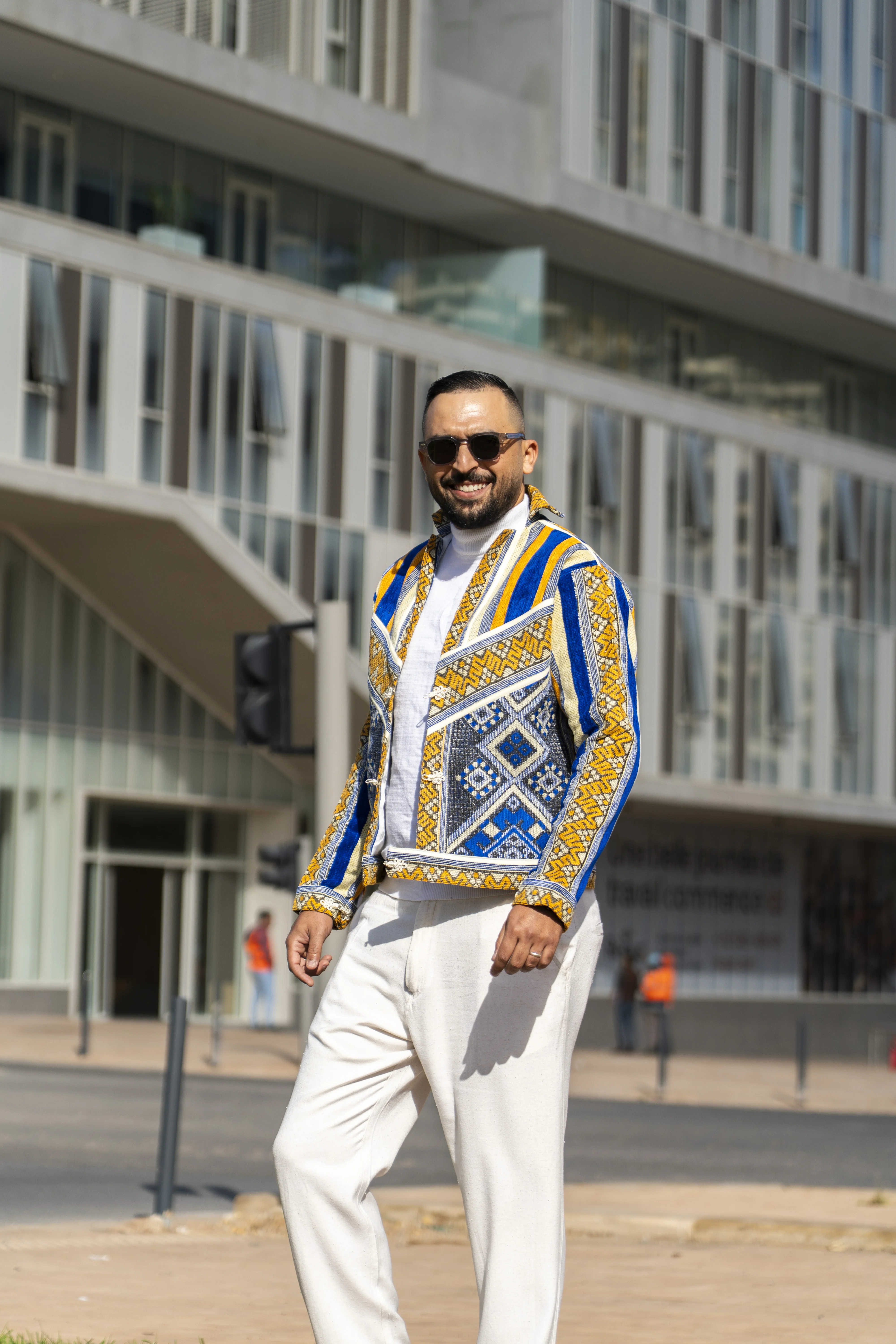 💎 Veste Kaïdoval – Bleu Majorelle (Édition Limitée)