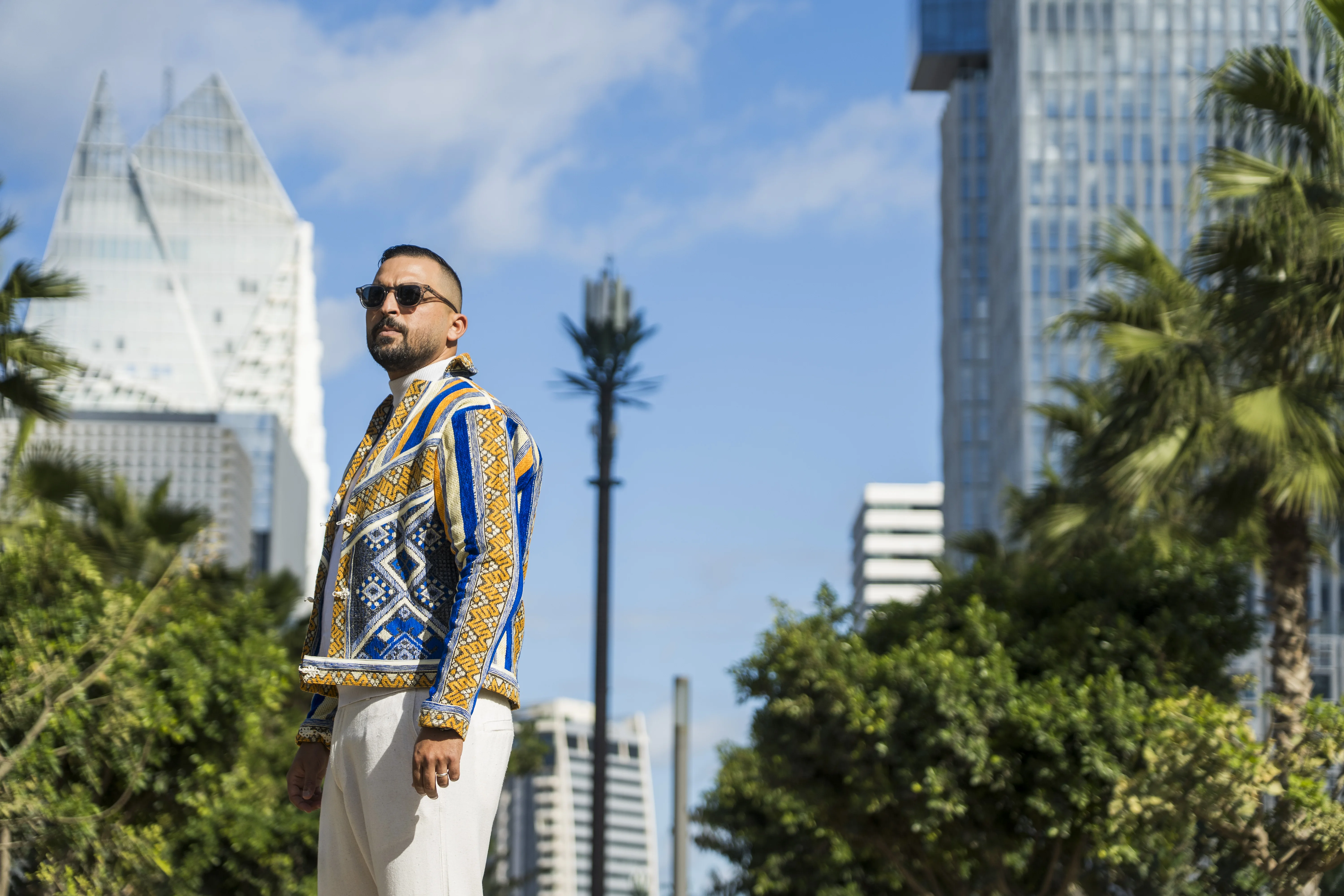 💎 Veste Kaïdoval – Bleu Majorelle (Édition Limitée)