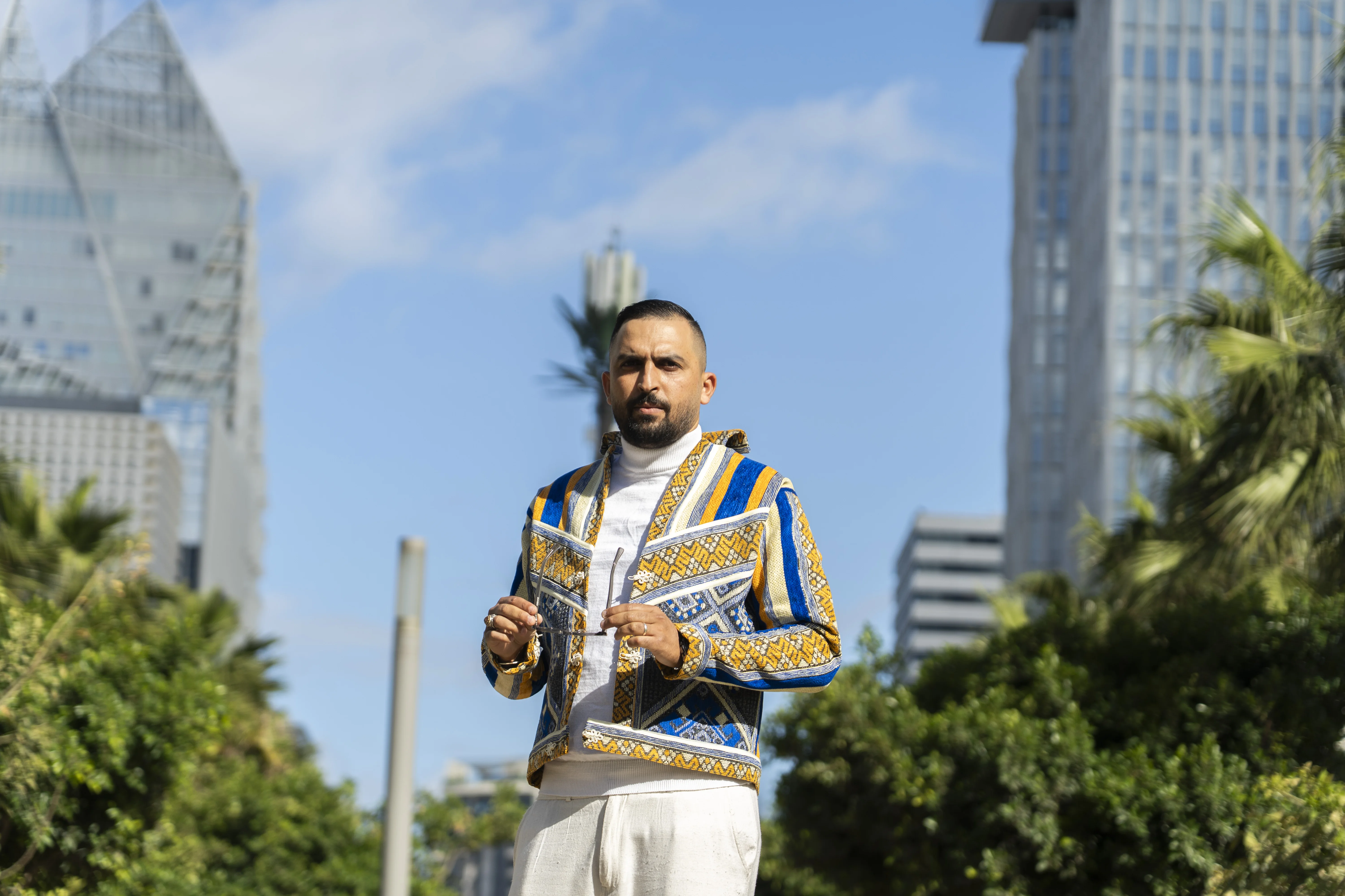 💎 Veste Kaïdoval – Bleu Majorelle (Édition Limitée)