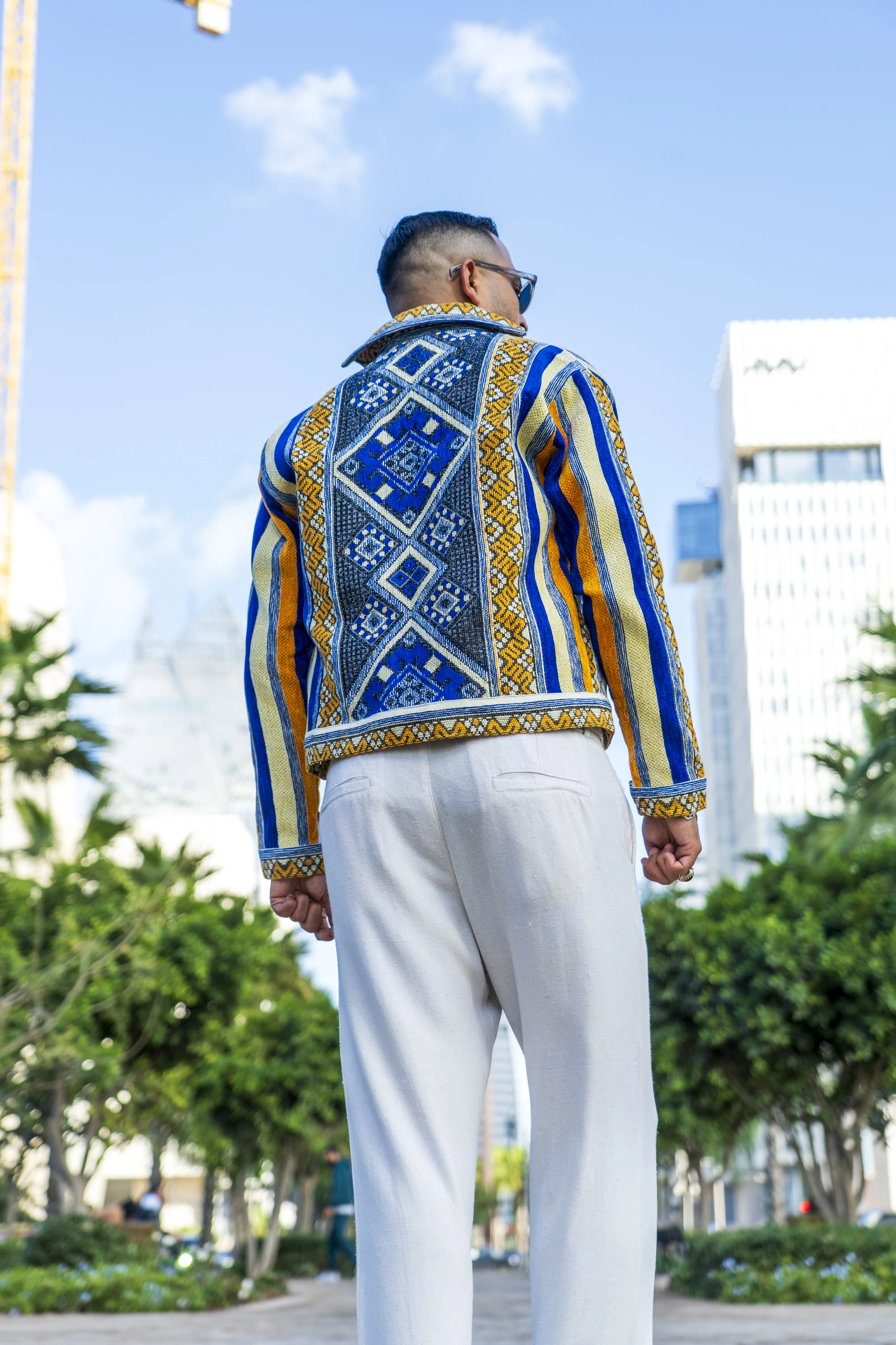 💎 Veste Kaïdoval – Bleu Majorelle (Édition Limitée)