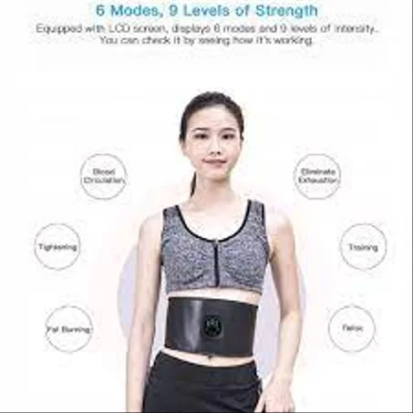 حزام تخسيس ومنشط العضلات الكهربائي الجديد