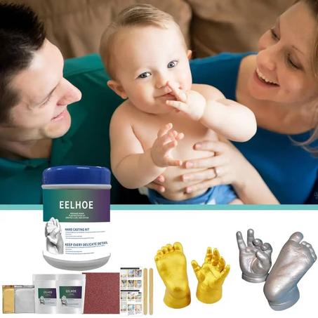 ​صنع قوالب مجسمة لليد أو الرجل لكل الأعمار💖*