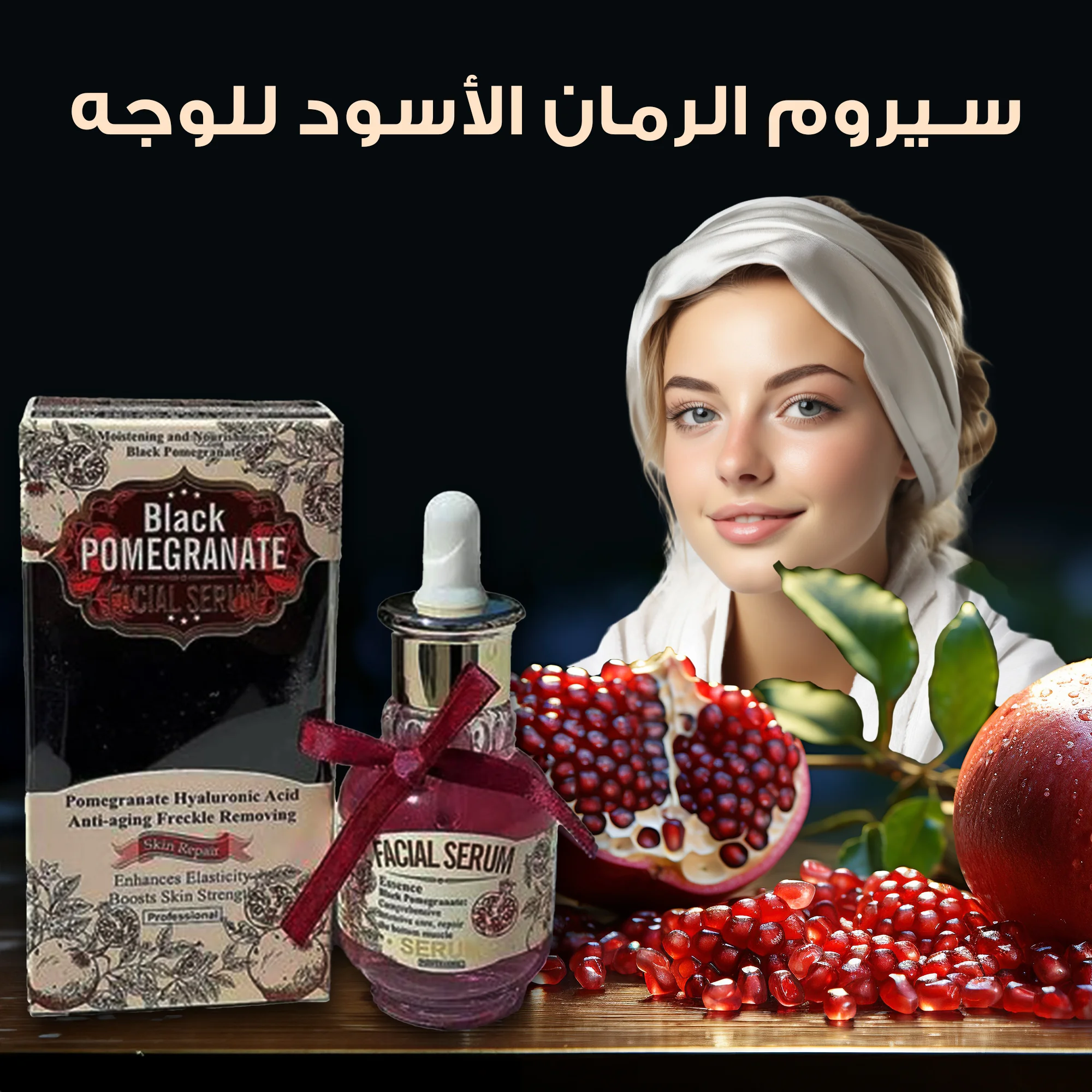 Sérum De Grenade Noire سيروم غني بمستخلص الرمان الأسود