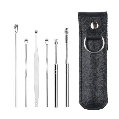 Earwax cleaning kit x6  قطع طقم تنظيف شمع الأذن