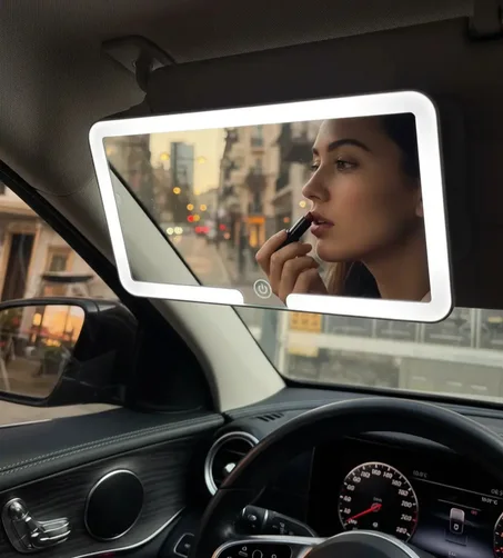 مرآت السيارة بإضائة LED