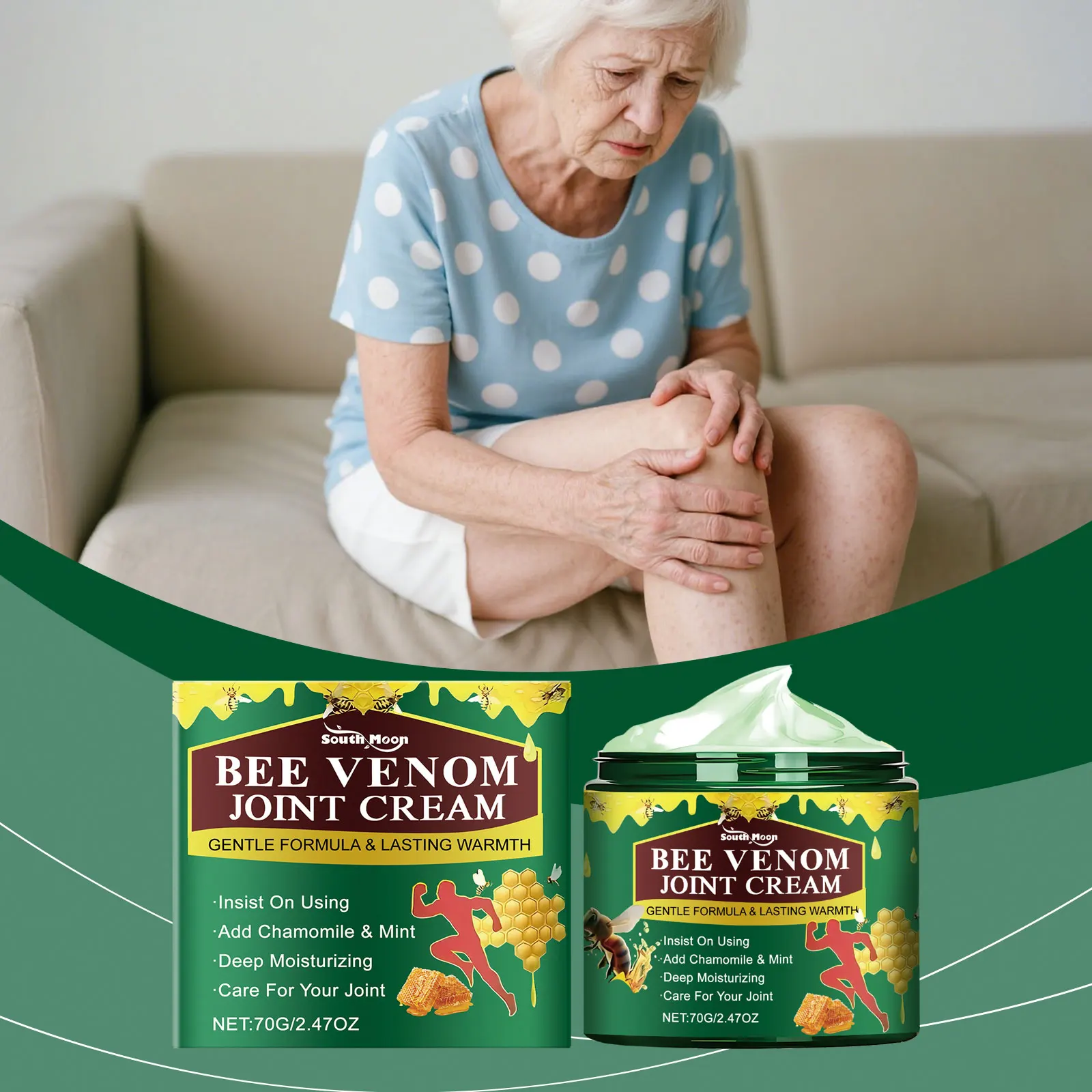 كريم ألم المفاصل Bee Venom Joint Repair Cream