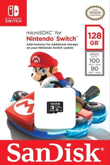 Carte mémoire 128 go pour Nintendo switch