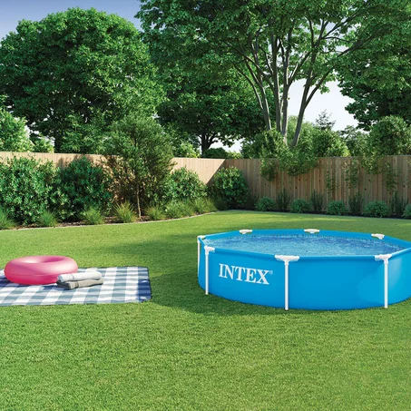 Intex Piscine Metal Frame Rond 2,44 x 0,51 m