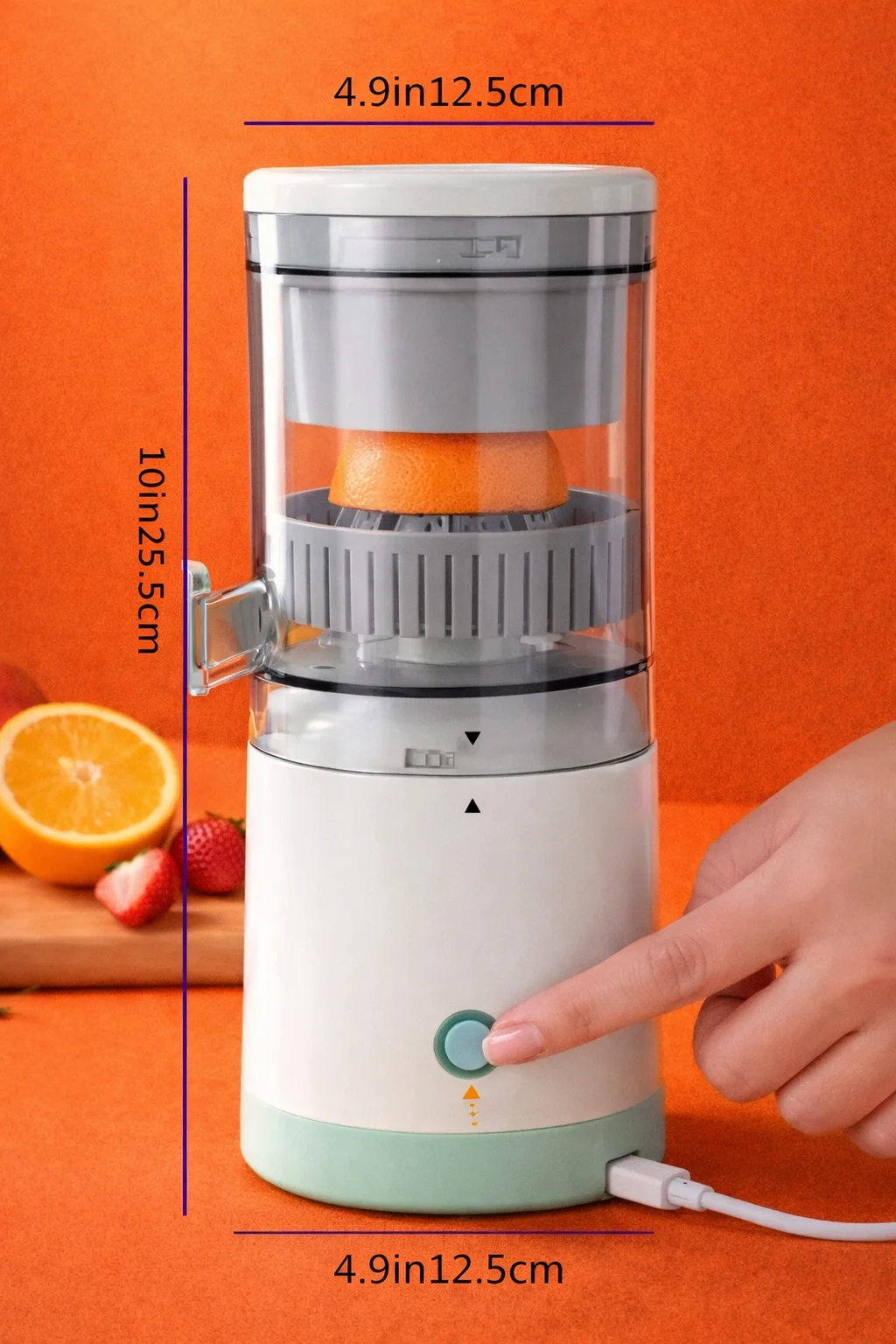 عصارة برتقال كهربائية محمولة