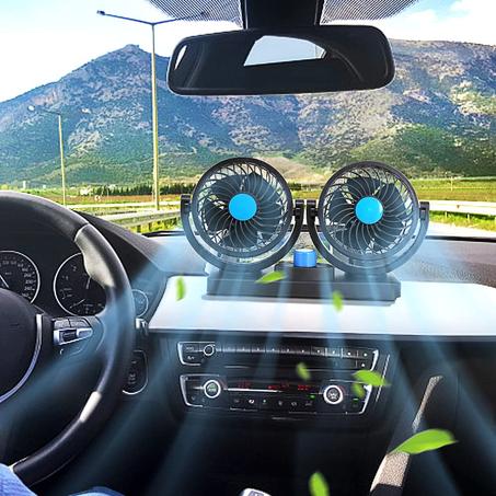 مروحة سيارة محمولة لتبريد السيارة