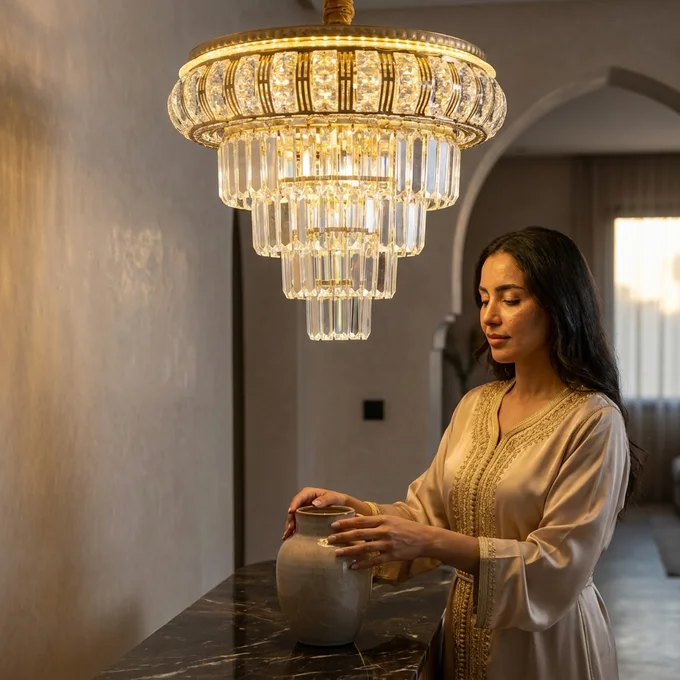 pack 2 lustre cristal