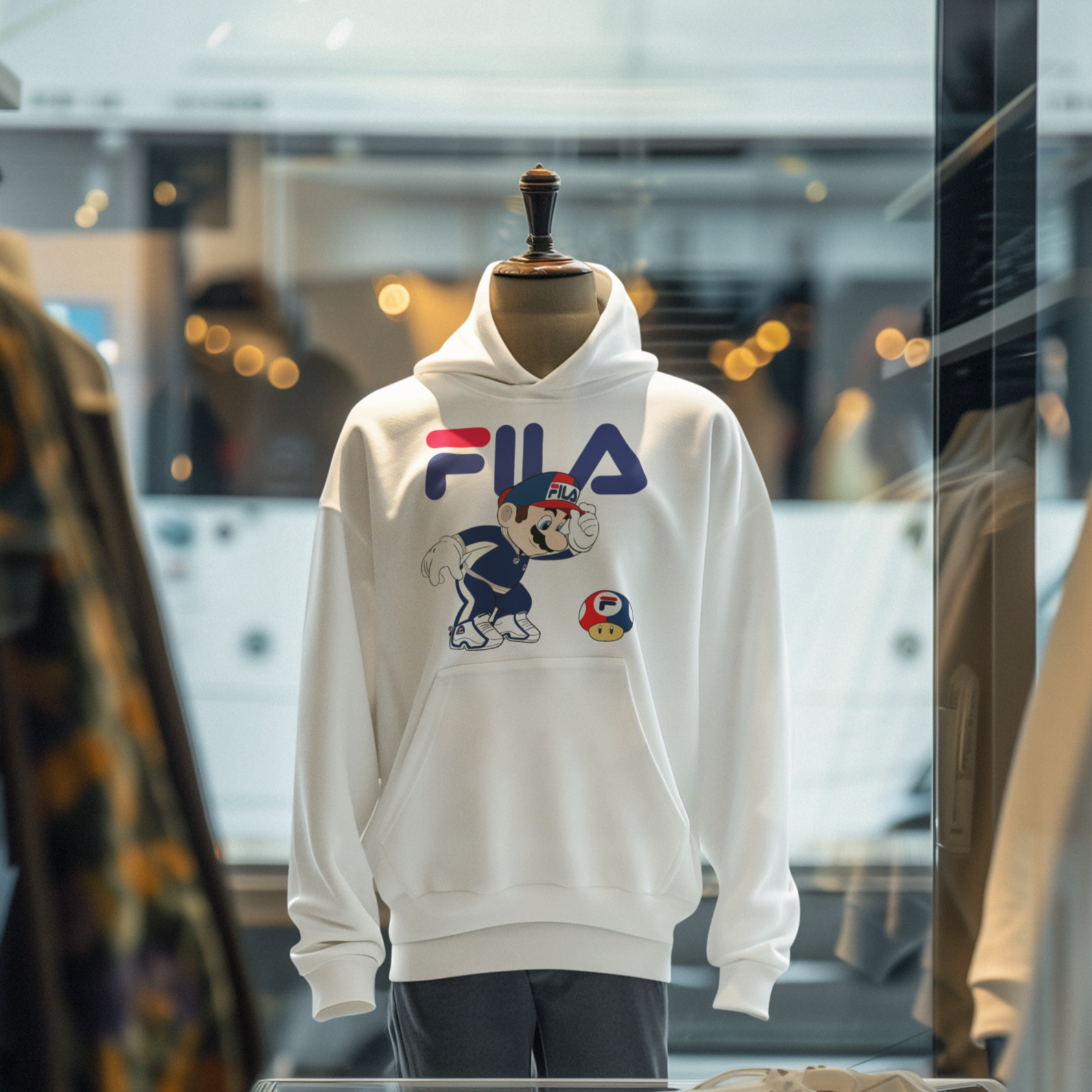 Super Mario Hoodie (Blanc)