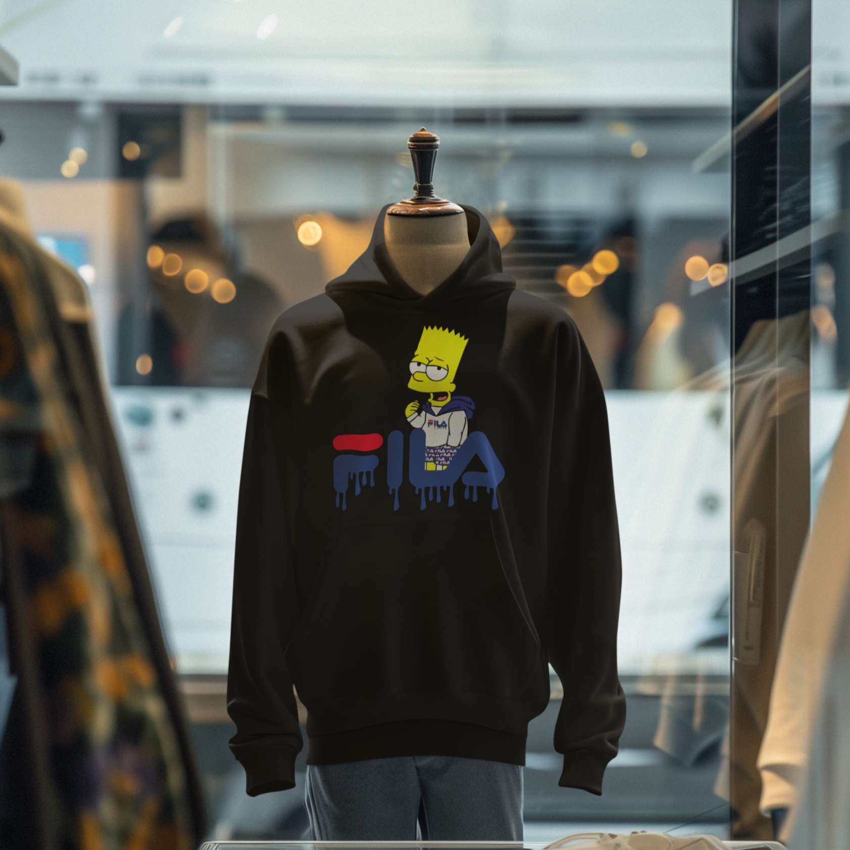 Bart #01 Hoodie (Noir)