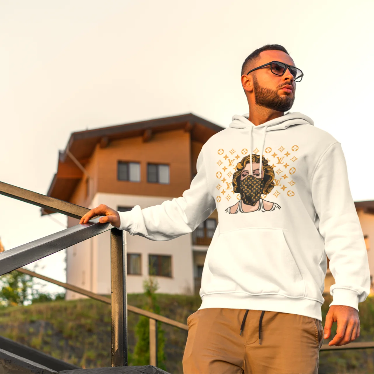 Marilyn Monroe Hoodie (Blanc)