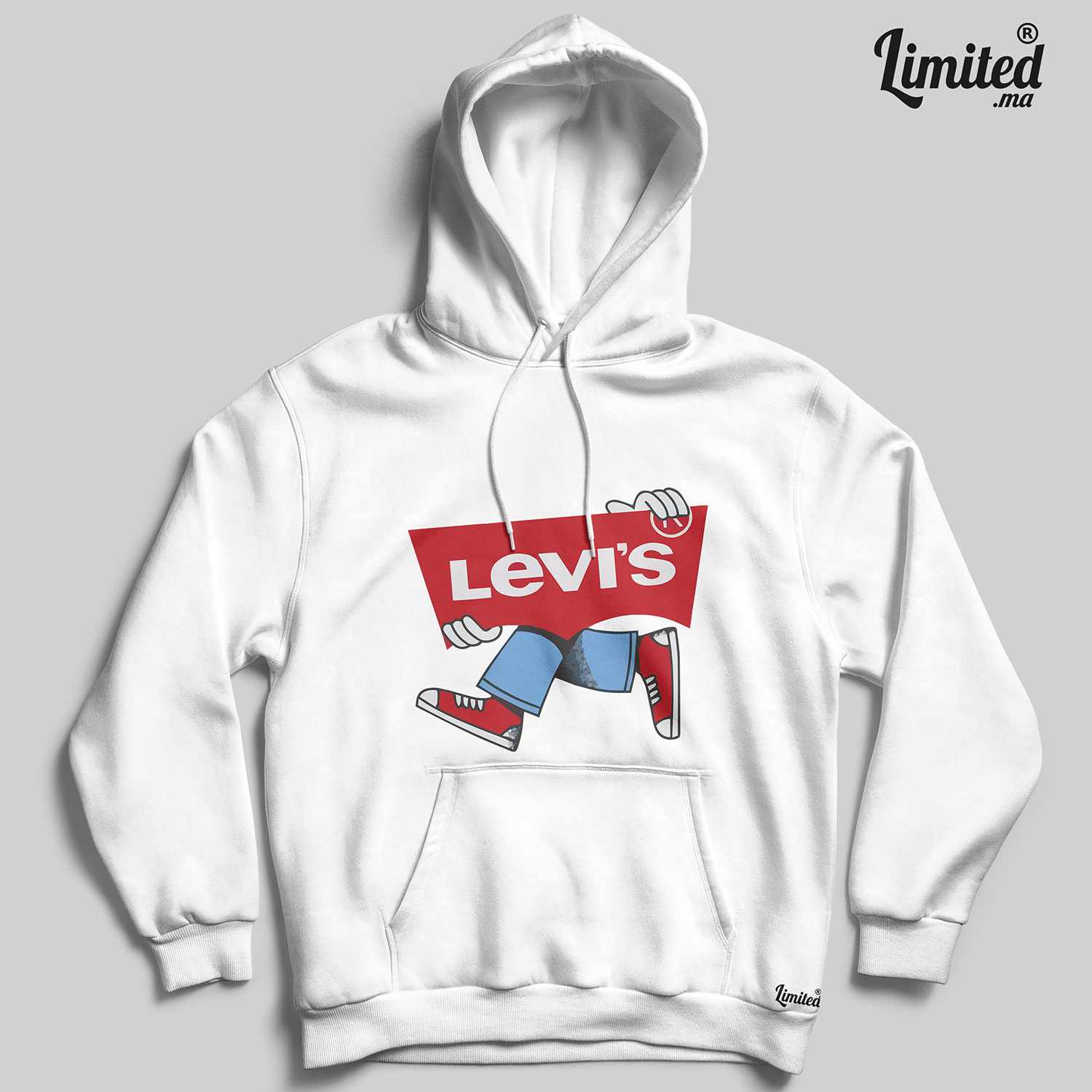 Jeans Walking Hoodies (Blanc)