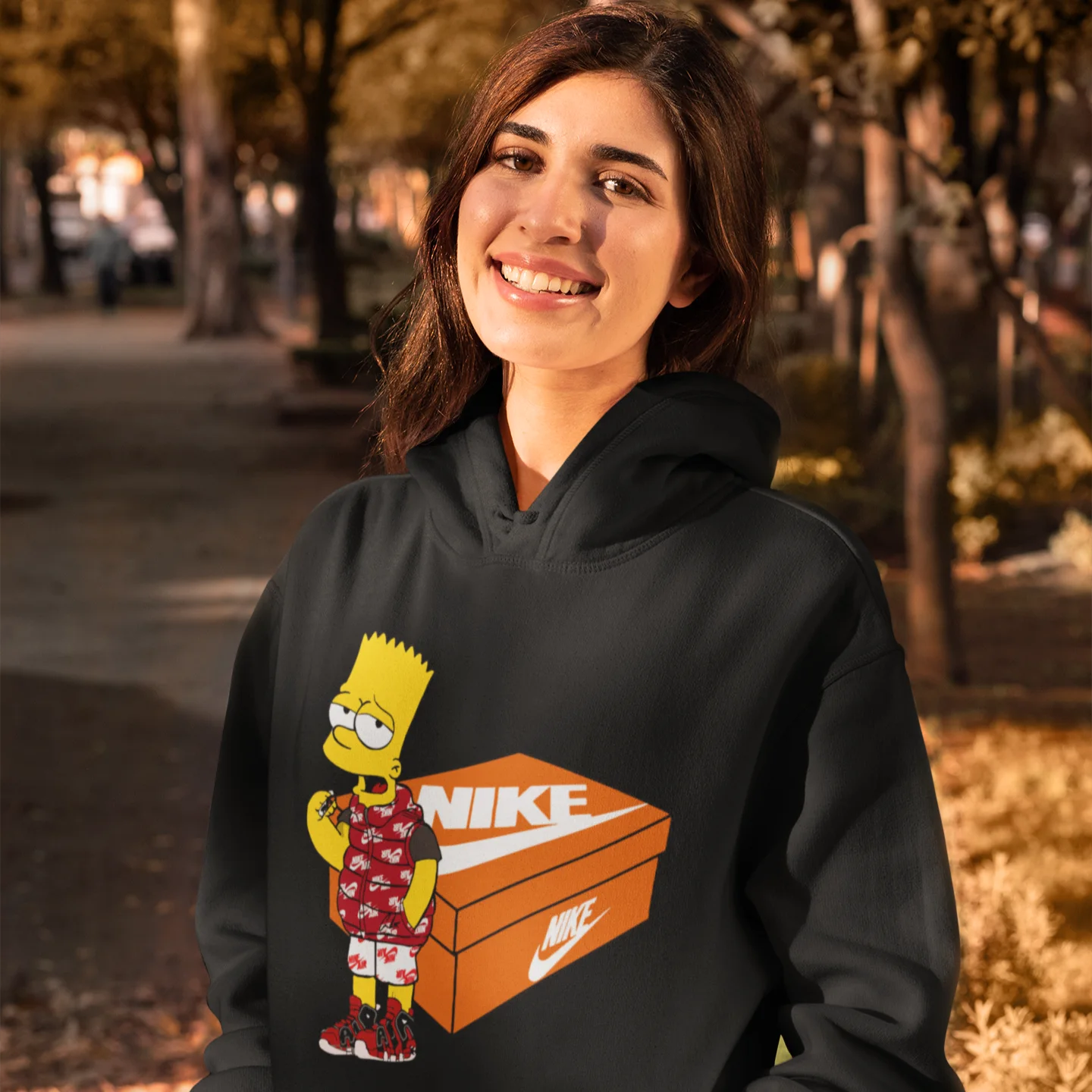 Bart Shoe Box #02 Hoodie (Noir)