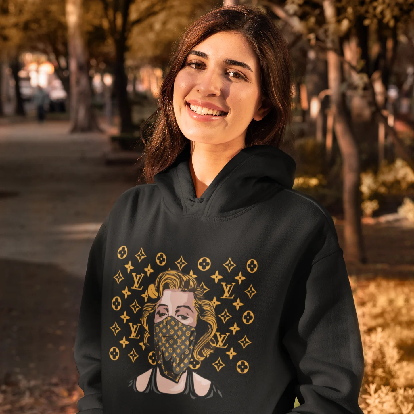 Marilyn Monroe Hoodie (Noir)