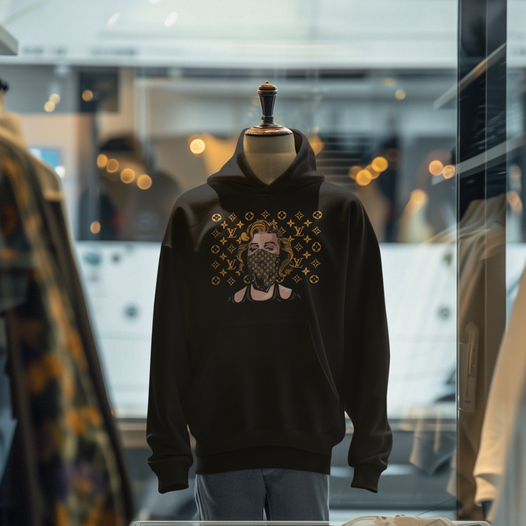 Marilyn Monroe Hoodie (Noir)