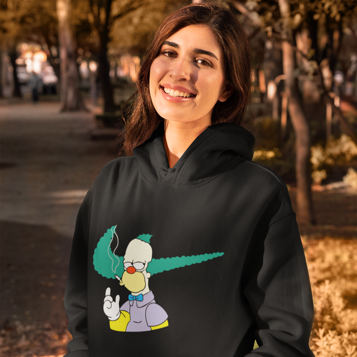 Homer Clown Hoodie (Noir)