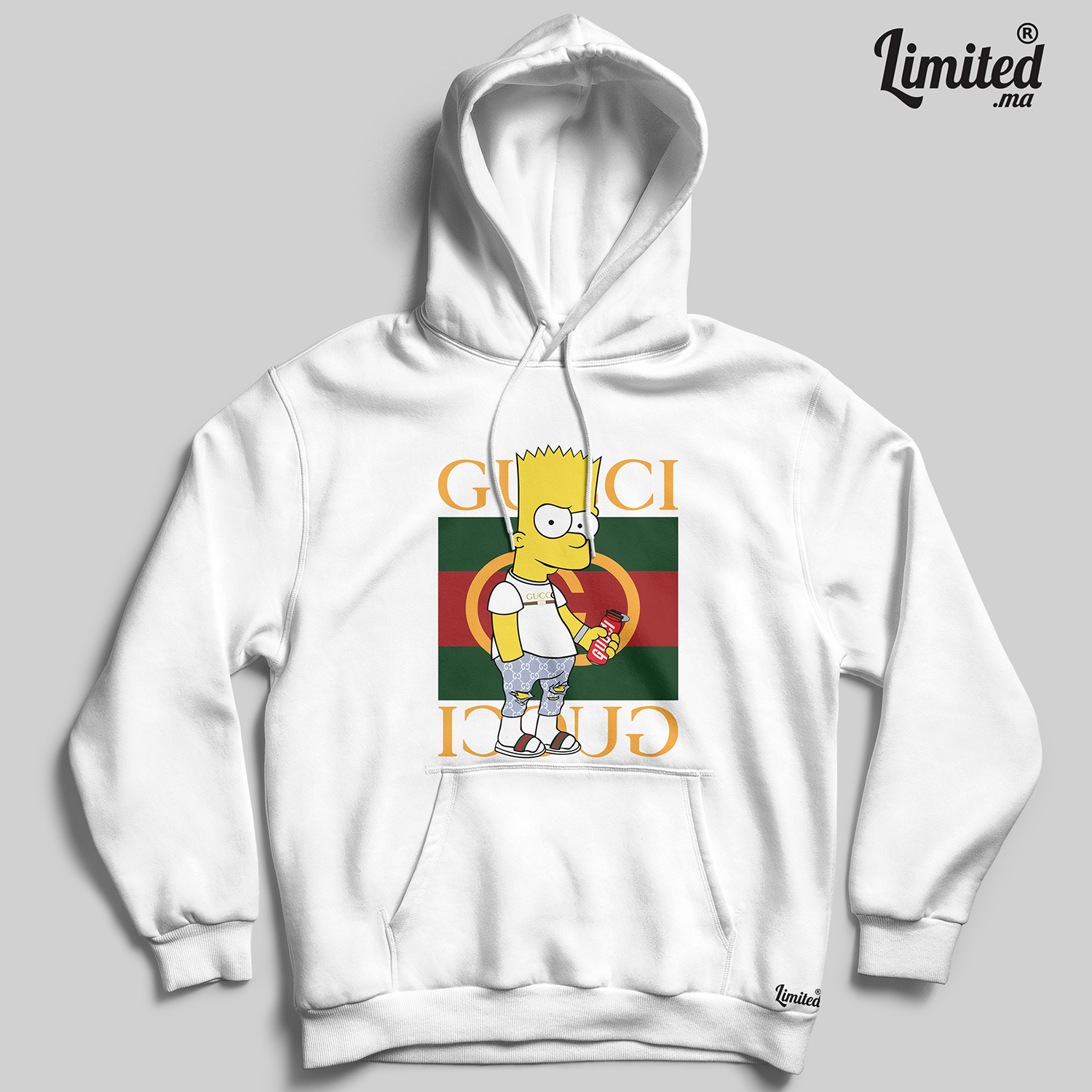Bart #04 Hoodie (Blanc)