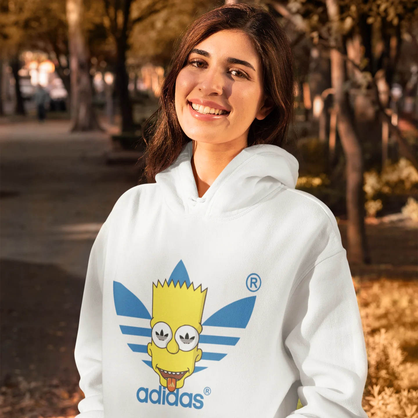 Bart LSD Hoodie (Blanc)