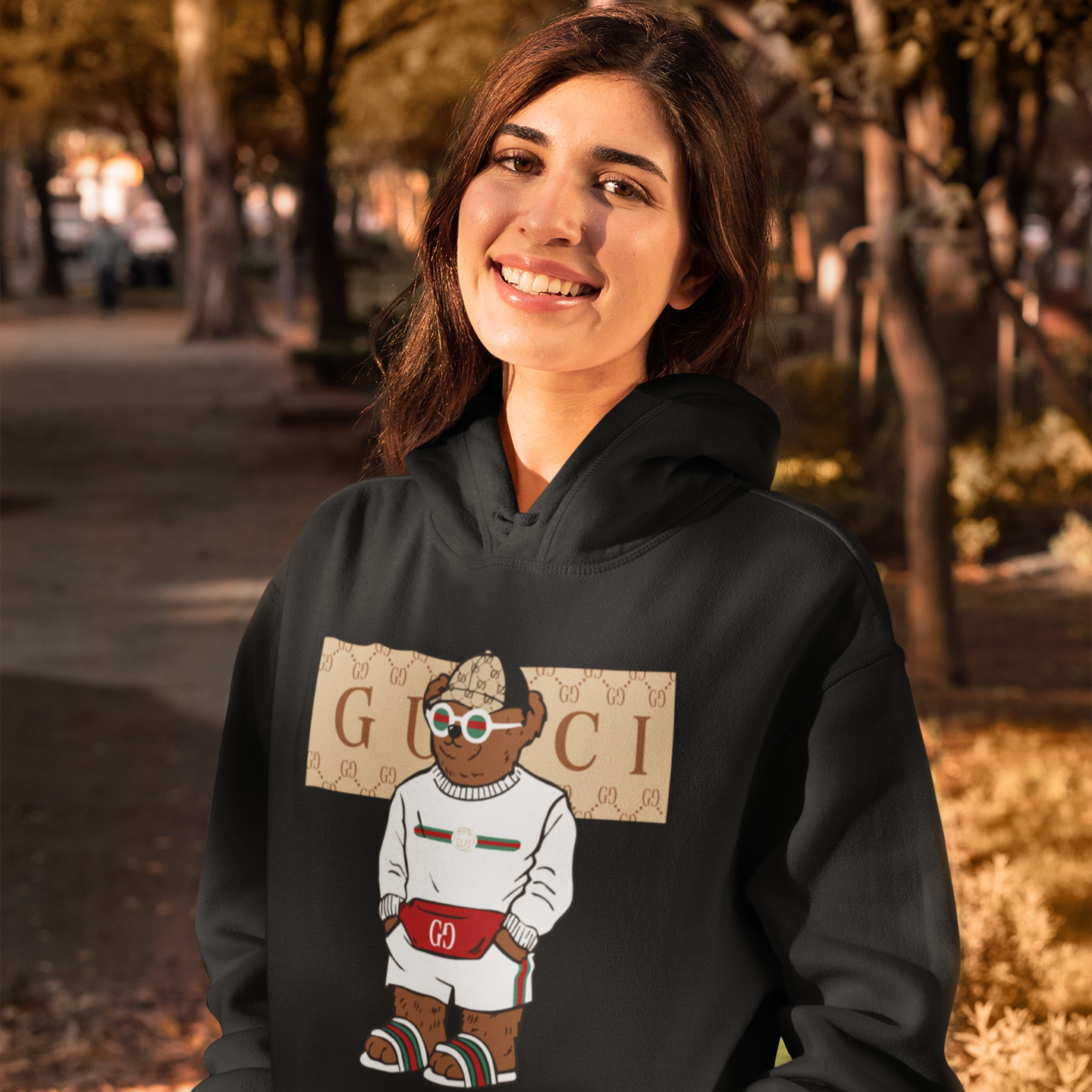 Bear #01 Hoodie (Noir)