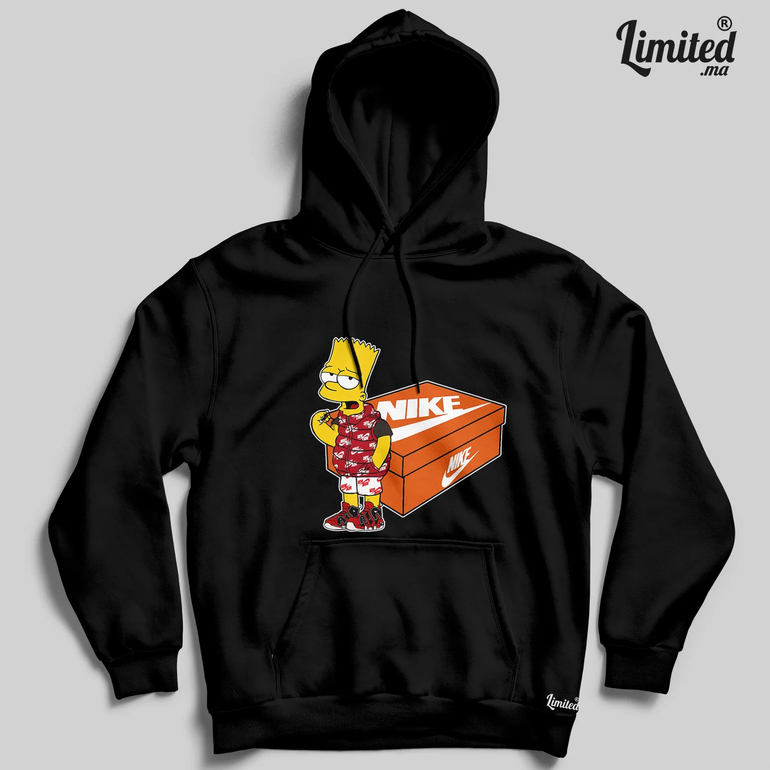 Bart Shoe Box #02 Hoodie (Noir)