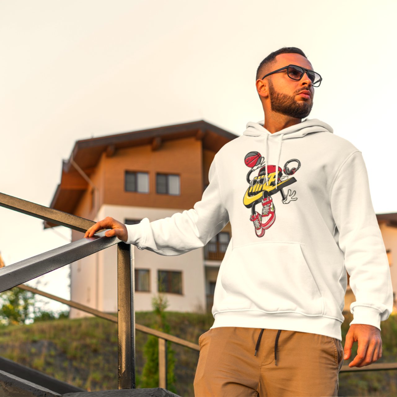 Slam Dunk Hoodie (Blanc)