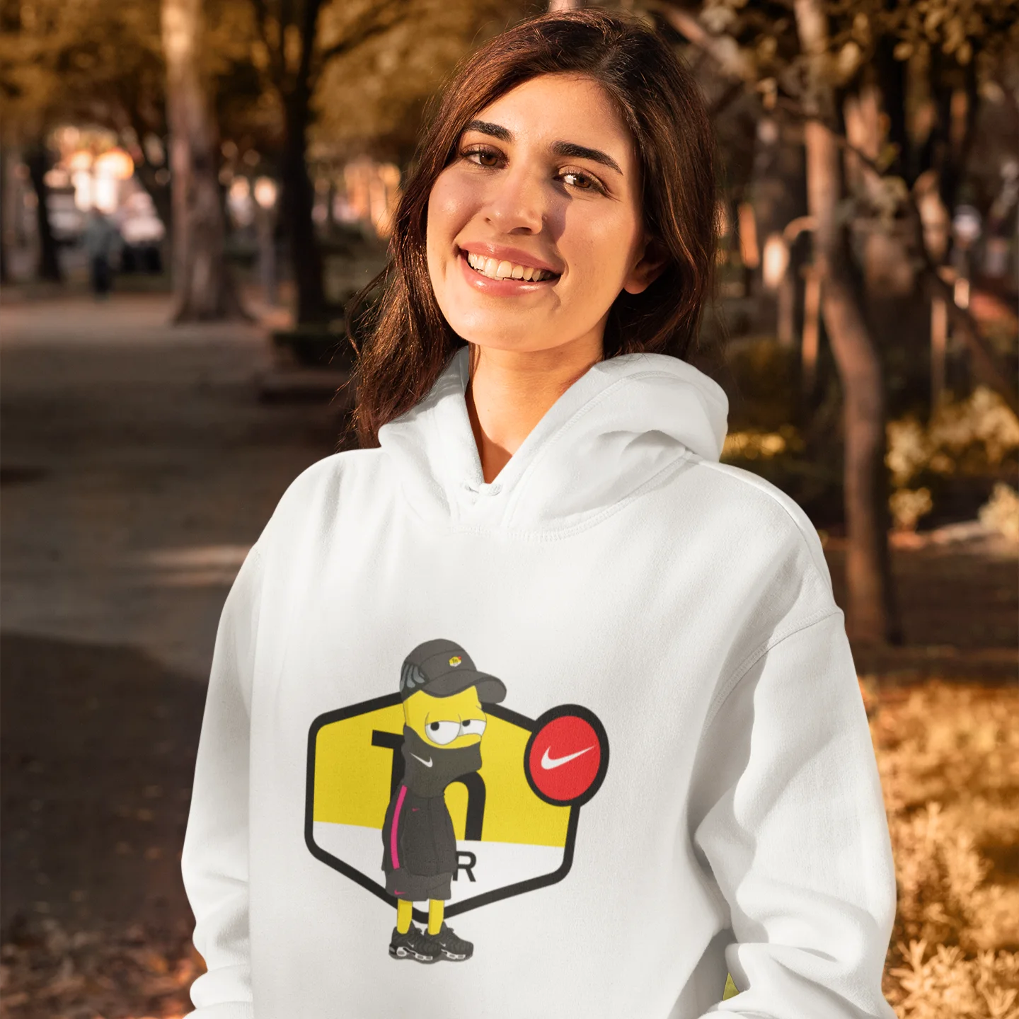 Simpson #01 Hoodie (Blanc)