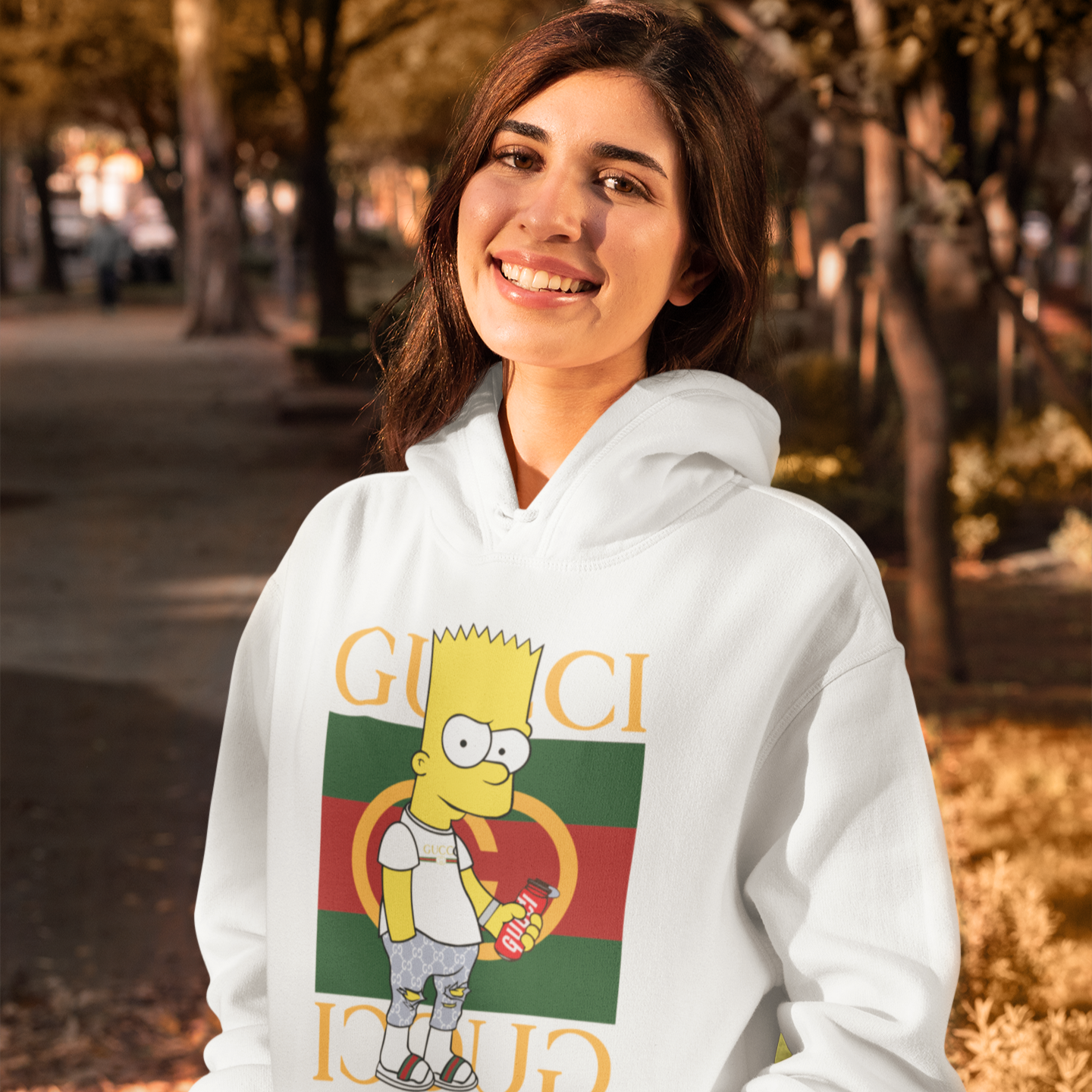 Bart #04 Hoodie (Blanc)